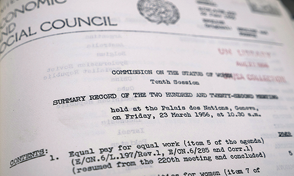 Digitized Commission on the Status of Women Meeting Record Digitized Commission on the Status of Women Meeting Record